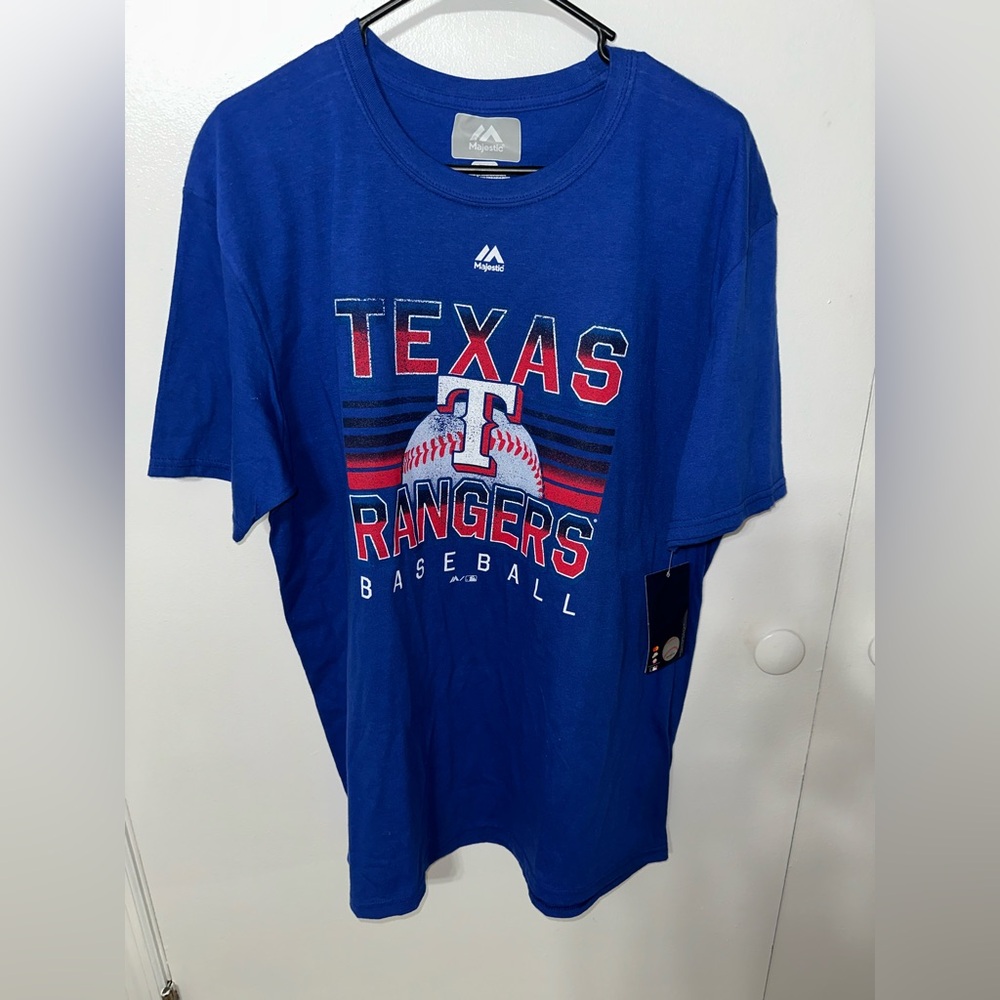 Blue Texas Rangers Baseball T-Shirt